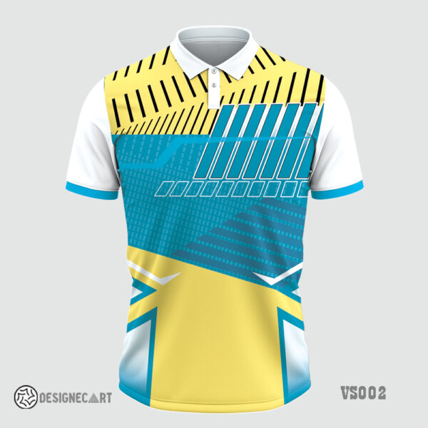 Cricket Jersey Design Yellow
