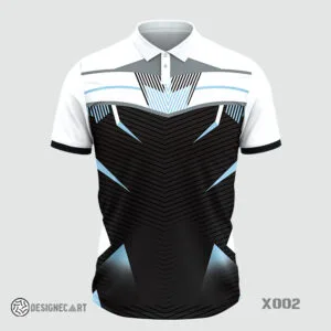 Black Cricket Jersey – Custom Design Front View